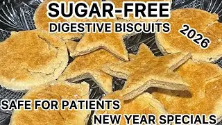 Sugar-Free Biscuits for Diabetes Patients | New Year Special 😍🥠