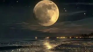 Night Ocean Waves & Soft Piano for Deep Sleep 🌙 Calm Sea Sounds