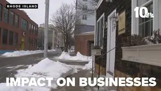 Providence businesses feel impact of slow snow clean up
