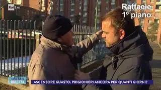 Torino, ascensore rotto: anziani e disabili prigionieri - La Vita in Diretta 06/12/2017