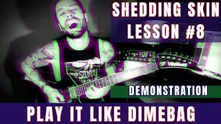 'PLAY IT LIKE DIMEBAG' #8 / PANTERA SHEDDING SKIN solo lesson by Attila Voros (live demonstration)