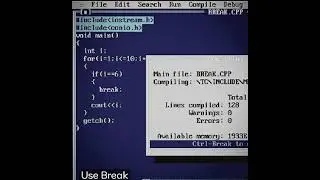 Use Break In C++  Two Type Programming||C Language|| 