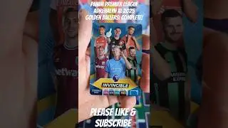 GOLDEN BALLERS! COMPLETE SET PANINI PREMIER LEAGUE ADRENALYN XL 2025 #panini #youtubechamps #shorts