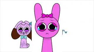 Sprunki pinki crying ester and goliat The blue elephant 