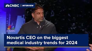 CEO of Swiss drugmaker Novartis outlines some major industry trends for 2024