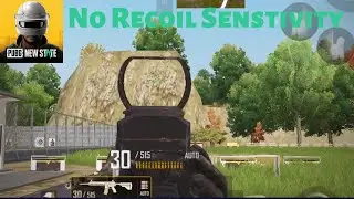 Pubg New State Latest RedDot Almost No Recoil Sensitivity