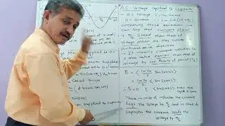 Average Power in Capacitor a.c.circuit is zero/Class 12 Physics/Ch-7 A.C Circuits/lec-4