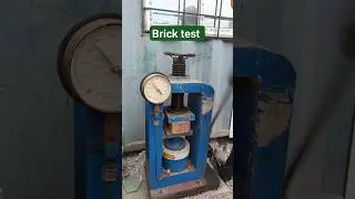 brick test on site #construction #civilengeenring #concrete