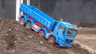 AWESOME RC Trucks and heavy RC Machines at work!