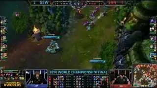 Star Horn Royal Club vs Samsung White | Game 4 Championship Final S4 Worlds LOL 2014 | SHR vs SSW G4
