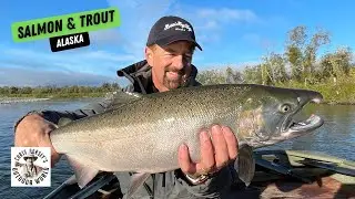 Fly Fishing for Huge Salmon and Trout in Bristol Bay, Alaska