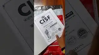 Best book unboxing for CISF constable tradesman quiz 2023 #cisf #cisfexamdate #cisftradesman #cisf23