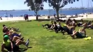 Outdoor Boot Camp San Diego: Ab Workout- Group Competition