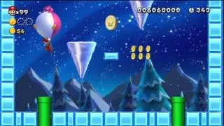New Super Mario Bros. U - Story Part 9 - Solo Frosted Glacier