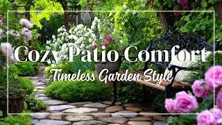 English Garden Seating Ideas for Small Patios 🪑 | Timeless Vintage Comfort Outdoors