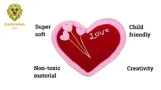 Goldenhub Toys Heart Cushion With Love #couple #shortvideo #plushies