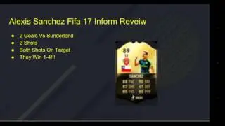 Alexis Sanchez Fifa 17 Inform Review