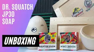 Dr. Squatch Jurassic Park 30th Anniversary Soap Collab! PROMO CRATE!!