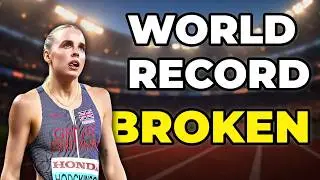 Keely Hodgkinson DESTROYS World Record Indoor 800m Li&eacute;vin France #trackandfield #worldrecord