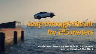 【Hardcore Suicide Stunt】25-Meter Death Jump! Dongfeng Landing Shocker: Wheels Actually Stayed Loyal!