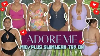 Mid/Plus Size Adore Me Swimwear Try On Haul | Must Have Bikinis & One Pieces