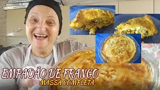 TORTA DE FRANGO  EMPADÃO  MASSA FÁCIL -  RECEITAS DA ROSA