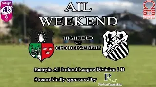 Highfield RFC vs Old Belvedere RFC. 26th February 2022