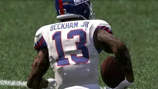 EMOTIONAL Odell Beckham Jr DOMINATES CHAMPIONSHIP GAME! Madden 17 Draft Champions Gameplay