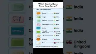 Tracing the Roots: Which Country Owns These Soap Brands?