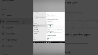 #Shorts | Increase size of mouse pointer on Windows 10 | Bigger Mouse Pointer Size | BVSP Creations