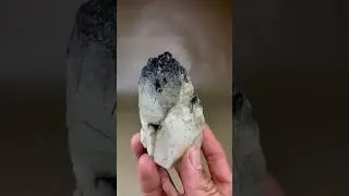 Black rutile quartz #mining #gemstone #aquamarine #youtube #quartz