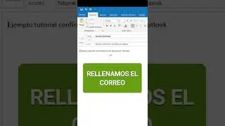 CONFIRMACION de LECTURA en OUTLOOK #shorts #outlook #productividad