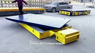 Efficient Battery Rail Transfer Cart