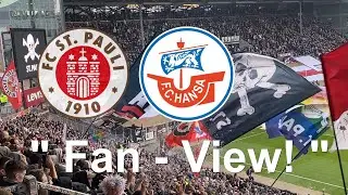 Krasse Stimmung am Millerntor - FC.St.Pauli - Hansa Rostock - short clip -