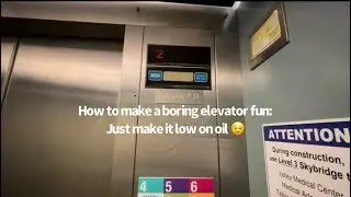 VIOLENTLY LOW ON OIL! Dover impulse elevator #13 at Valley Medical Center Renton WA