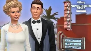 EVERYTHING New The Sims 4 Silver Screen Style kit 🎥🍿