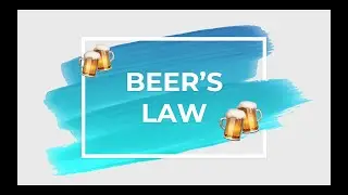 1. BEER'S LAW