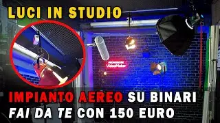 SALA POSE: LUCI AL SOFFITTO, SISTEMA AEREO CON 150 EURO