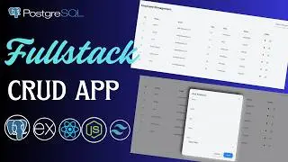 Build a CRUD App Using PostgreSQL, Express JS, React JS, Node JS | PERN Stack
