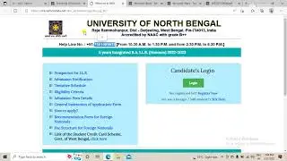 North Bengal University | Top University In North Bengal | NBU Admission 2022-23 | #college_worldyt