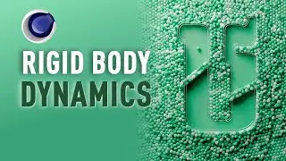 Cinema 4D Tutorials | Rigid Body | Dynamics | អក្សរ​ 