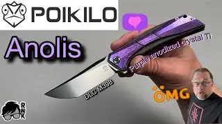 Perchance can Poikilo presented its most prominent knife yet? Oh, yeah&hellip; the Anolis is awesome!