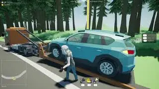 Motor Town: Behind The Wheel - Rollback Tow Truck (Low Loader)