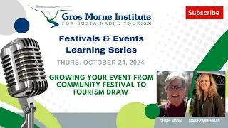 FEO Presents: Growing Your Event From Community Festival to Tourism Draw in partnership with GMIST.
