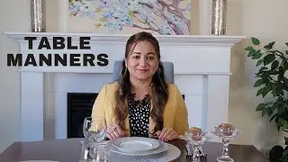 Six Table Manners - 6 Table Manners or Ettiquates in Urdu - Hindi