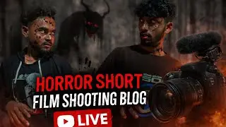 Horror short film shooting and unlimited fun 🤩// ikram bhola // horror short film 