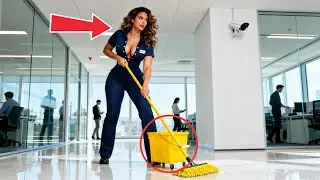 A Single Dad Cleaned Offices Late at Night—Not Knowing the CEO Was Watching