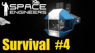 Small Grid Ship Build | Space Engineers Survival 4