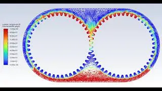 Gearbox Sloshing Animation Case 1: 30% Engine Oil Immersion
