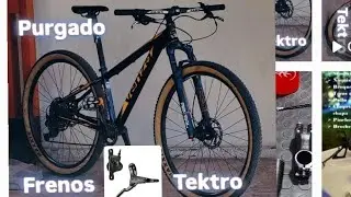 PURGADO de FRENOS HIDRÁULICOS | tektro, shimano, magura, login etc.